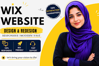 design or redesign a responsive wix website