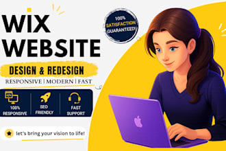 design or redesign a responsive wix website