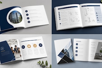 design minimalist booklet, digital product booklet, instruction, user guide book