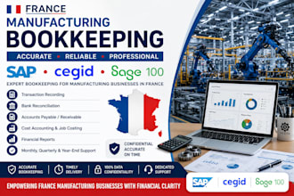 do france manufacturing bookkeeping in sap, cegid and sage