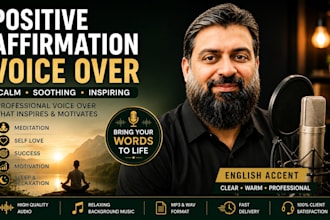 create personalized positive affirmation audio recordings
