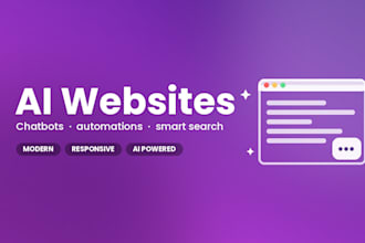 create an ai powered website for your business