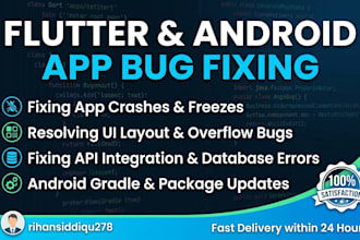 update and fix bugs in your android and flutter app