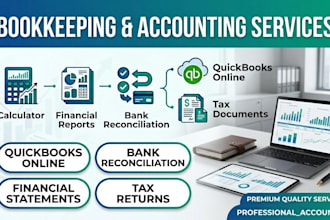 do quickbooks online bookkeeping, cleanup, catchup and setup