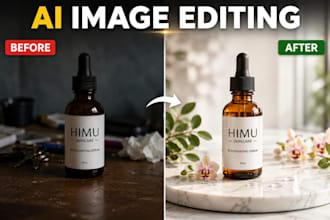 do ai image editing, enhancement and upscaling for products