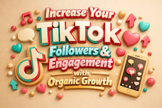 increase your tiktok followers and engagement with organic growth