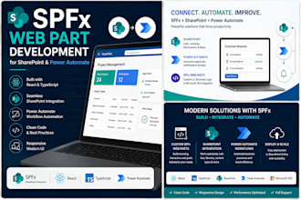 develop spfx web parts with sharepoint and power automate