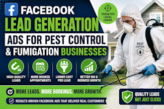 run facebook lead generation ads for pest control and fumigation businesses