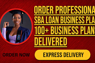 prepare an sba loan business plan for approval