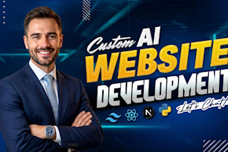 do ai website development design redesign, ai website development