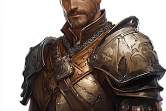 fantasy dnd character illustration