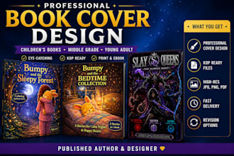 design a professional childrens book cover