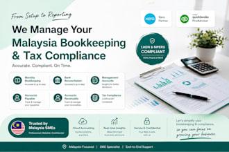 manage your malaysia bookkeeping, monthly accounts and tax compliance system