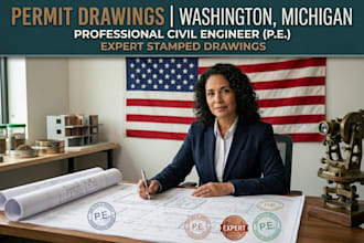 draw city permit architectural and construction drawings site plan