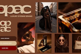 design creative logo, brand identity and branding guide for your brand
