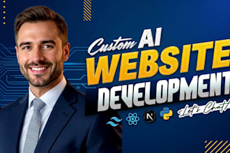 ai web application ai website development full stack developer