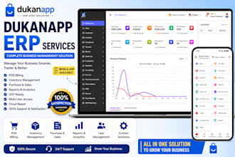 make billing erp software with inventory management, accounting