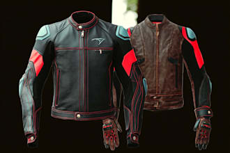 design motorcycle racing suit, jacket and gokart suit
