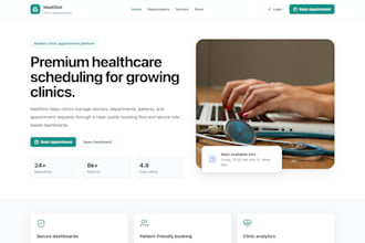 build a custom business website with admin panel