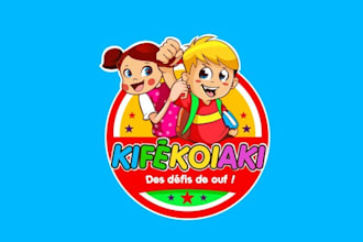 design very fun logo for a very fun board game