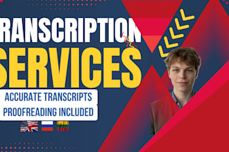 transcribe your audio accurately and format the text