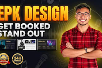 design epk, press kit, social media kit, one sheet, speaker, music, artist