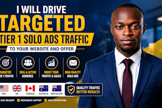 blast your solo ads campaign to targeted tier 1 audiences