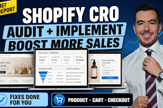 do shopify cro audit, shopify audit and shopify conversion rate optimization