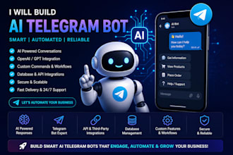 build advance telegram bots using openai, langchain and apis
