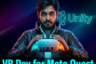 develop a VR, ar, or 3d experience in unity