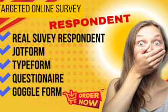 get 1000 targeted survey respondents for google forms and jotform