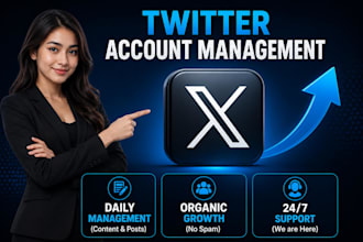 manage your twitter account and drive organic engagement