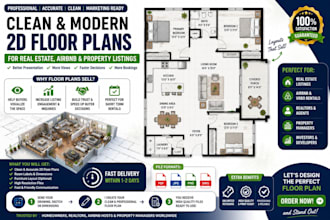 create real estate floor plans airbnb layouts and property marketing plans