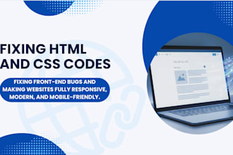 fix HTML CSS code and make website responsive