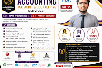 do bookkeeping accounting financial statements and sales tax return filing