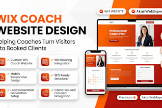 design wix coach website for wix business coach wix life coach wix