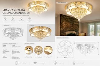 create an innovative lightning product design and 3d prototype