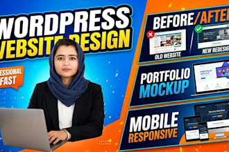 design affordable wordpress website design for your business