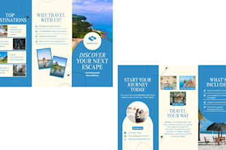 design professional canva flyer, brochure, newsletter and poster