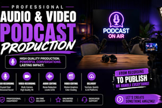 do weekly podcast production in 24hr