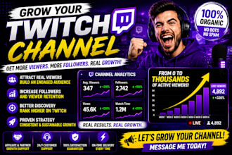 skyrocket your twitch channel growth with real viewers twitch promotion strategy