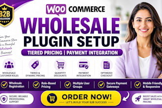 setup woocommerce wholesale plugin tiered pricing rules payment integration