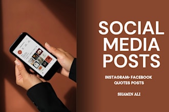 create instagram quote posts and social media designs