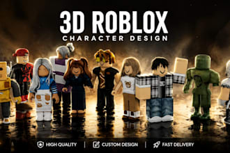 create roblox ugc items, avatars, and 3d models for game