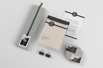 design business card, letterhead, and stationery
