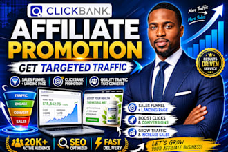 promote clickbank affiliate links, affiliate marketing and sales funnels