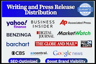publishing guest post, article backlink, crypto  press release on yahoo finance