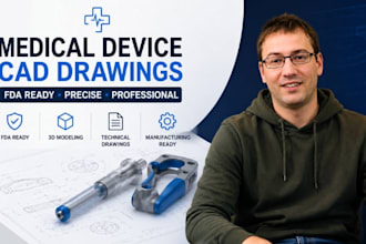 medical device cad drawings, fda ready technical drawings, device cad pro