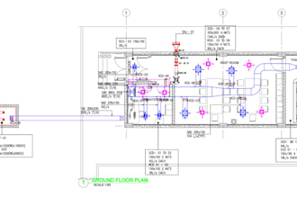 design hvac systems, ducting layouts, and autocad drawings