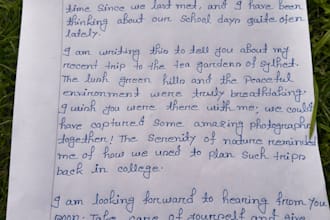 write beautiful handwritten letters, notes, and assignments